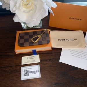 Louis Vuitton Key Pouch Damier Ebene